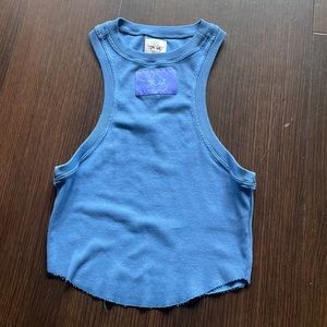 Boys Lie Cropped Rib Tank Top, One Size